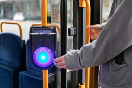 Bus check in point
